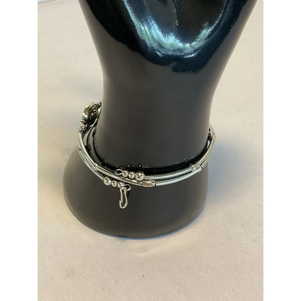 Rose Flower Bracelet 3 Roses Memory Chain Boho Jewelry Silver Pit Fashion